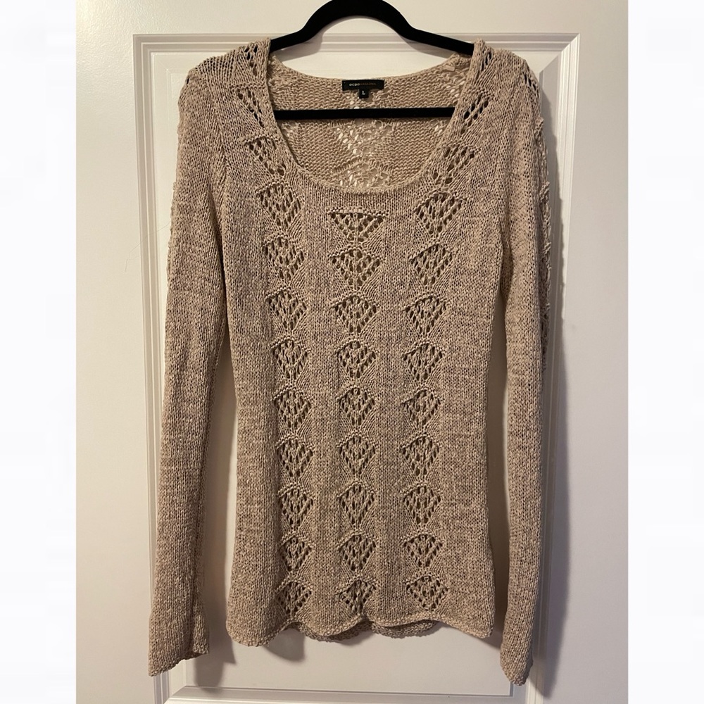 BCBGMaxAzria sweater in oatmeal, size L